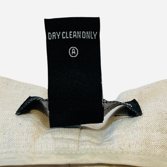 Mercer & Madison Linen-Blend Wide-Leg, Crop Pants, Beige Color, Size 10 - Picture 9 of 12